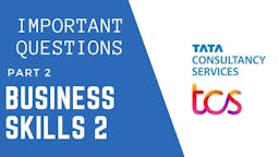 TCS Wings1 Business skills track 2 IMP Questions and answers - Part 2